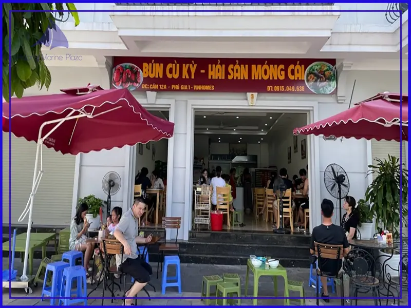 Bún cù kỳ - Hải sản Móng Cái